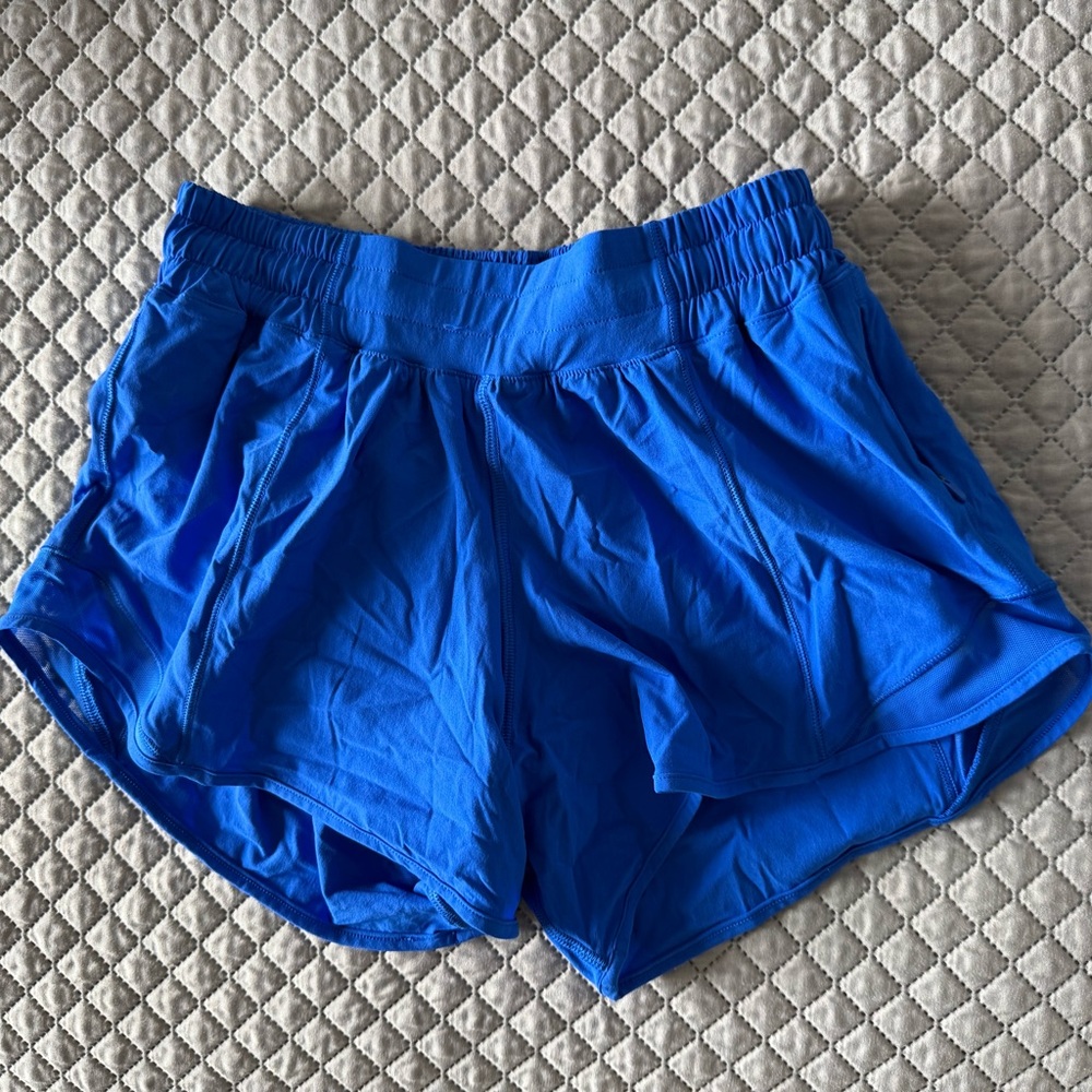 Lululemon Athletica Vibrant Blue Athletic Shorts